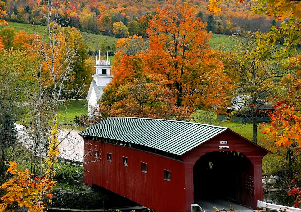 One of the most photographed covered bridges in Vermont!