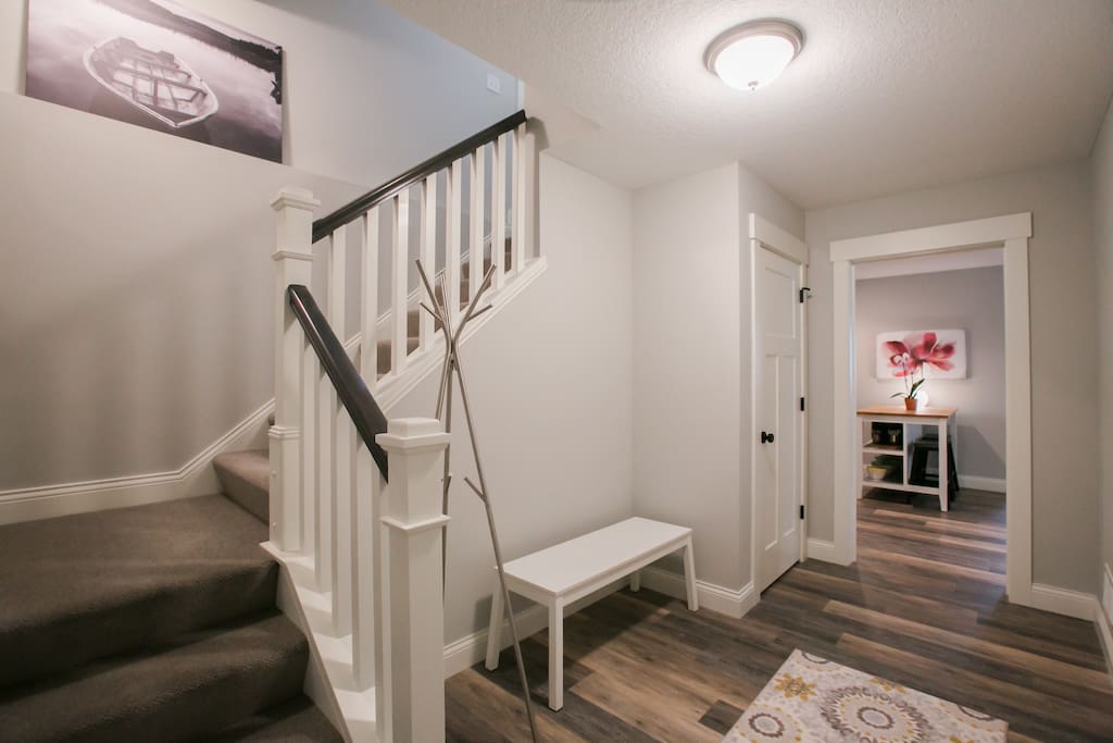 Gorgeous entryway with plenty of room for coats, shoes and more!