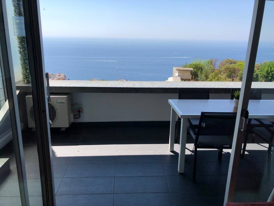 Enjoy the views day or night from the large balcony