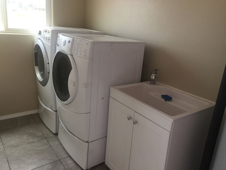 Separate laundry facilities