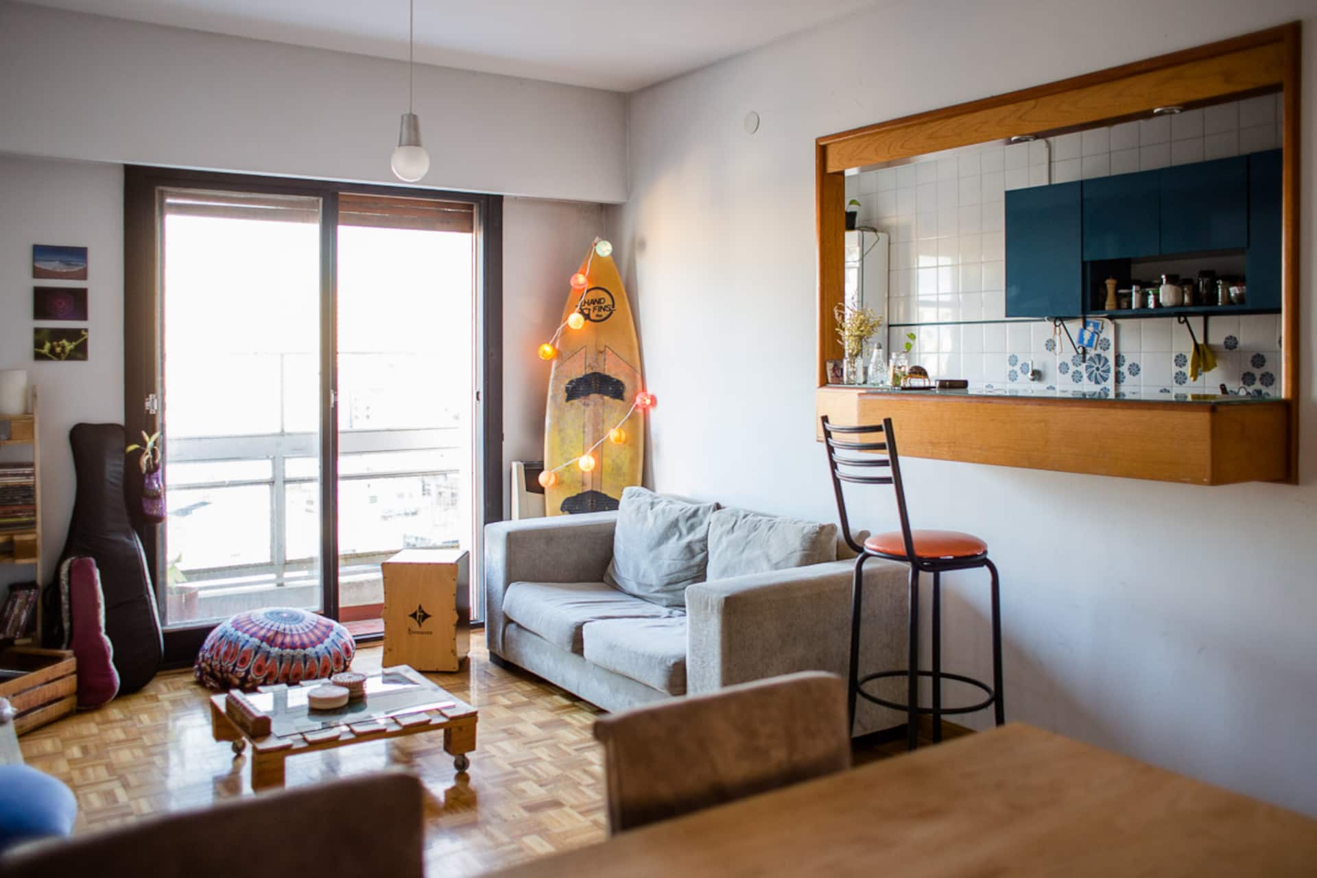 Quarto privado em apartamento no 12º andar em Caballito