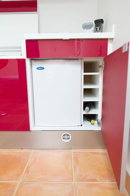 Fridge and wine storage