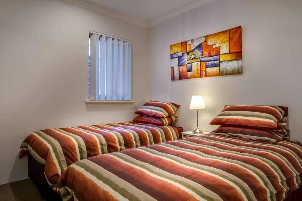 2 single beds and an air bed available on request