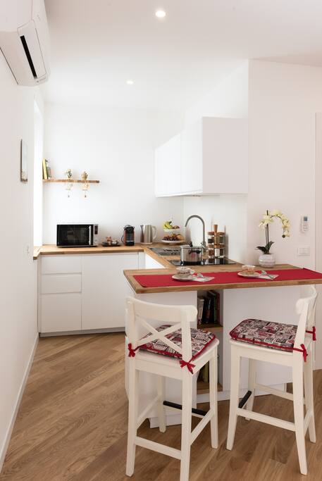 cucina della suite vista 1