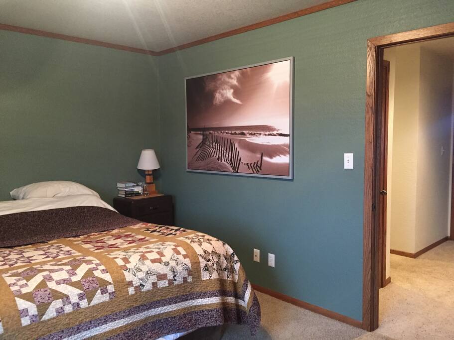 Master bedroom, 1 queen bed