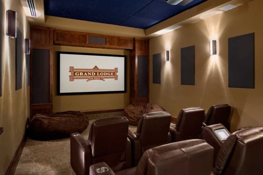 Private theatres for guest use
