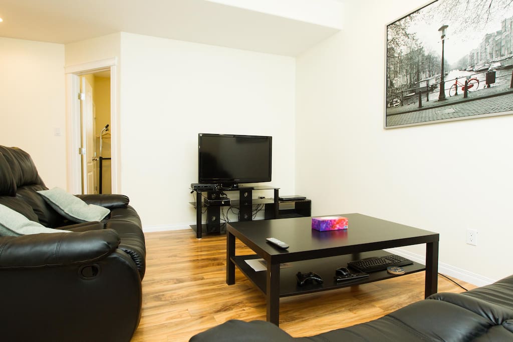 Basement living room