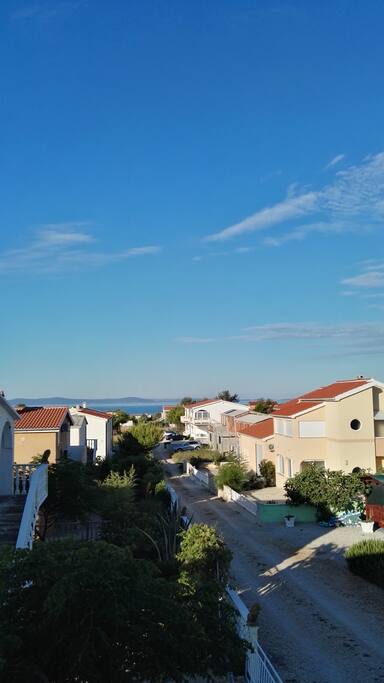 The view from terrace.