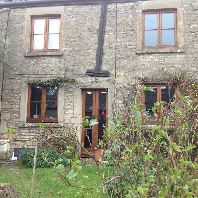 cottage in early spring