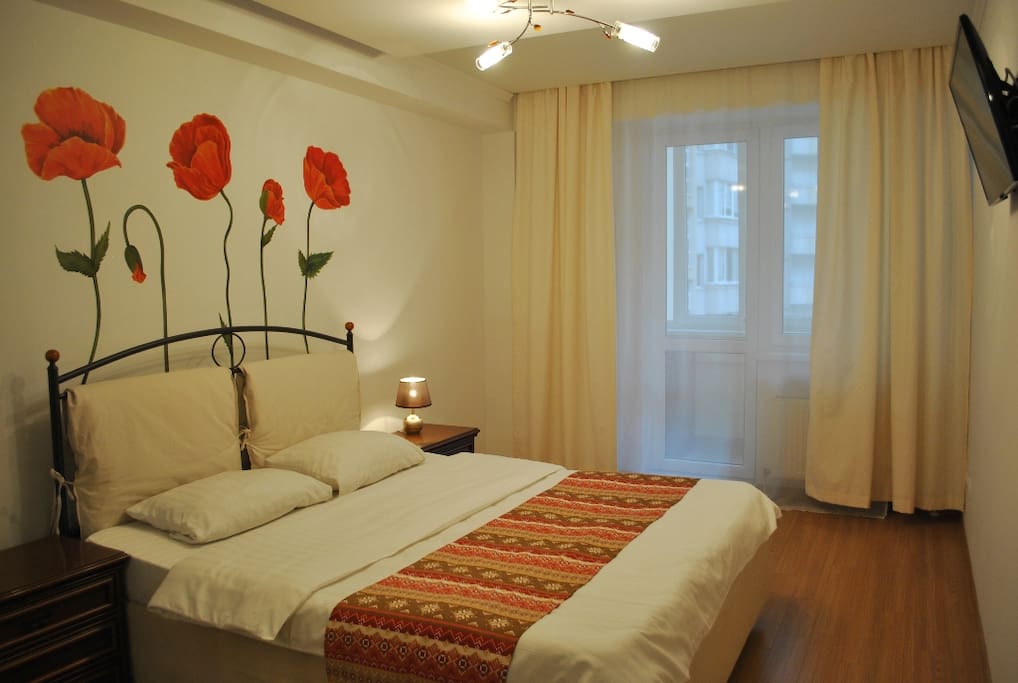 with balcony exit