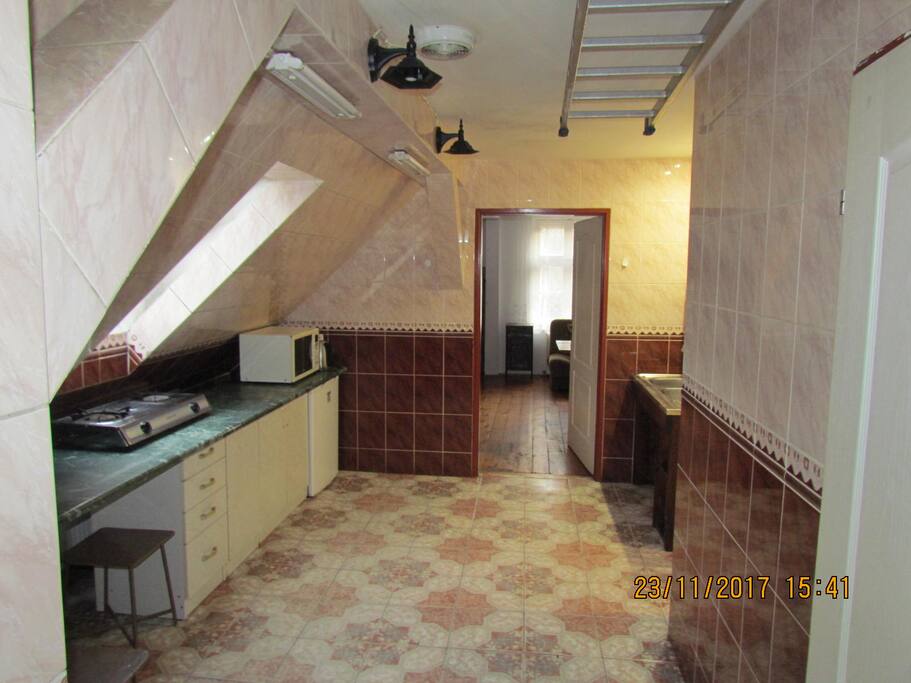 shared kitchen for tourist