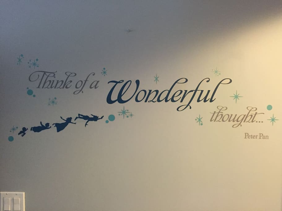 Tastefully Disney decorated