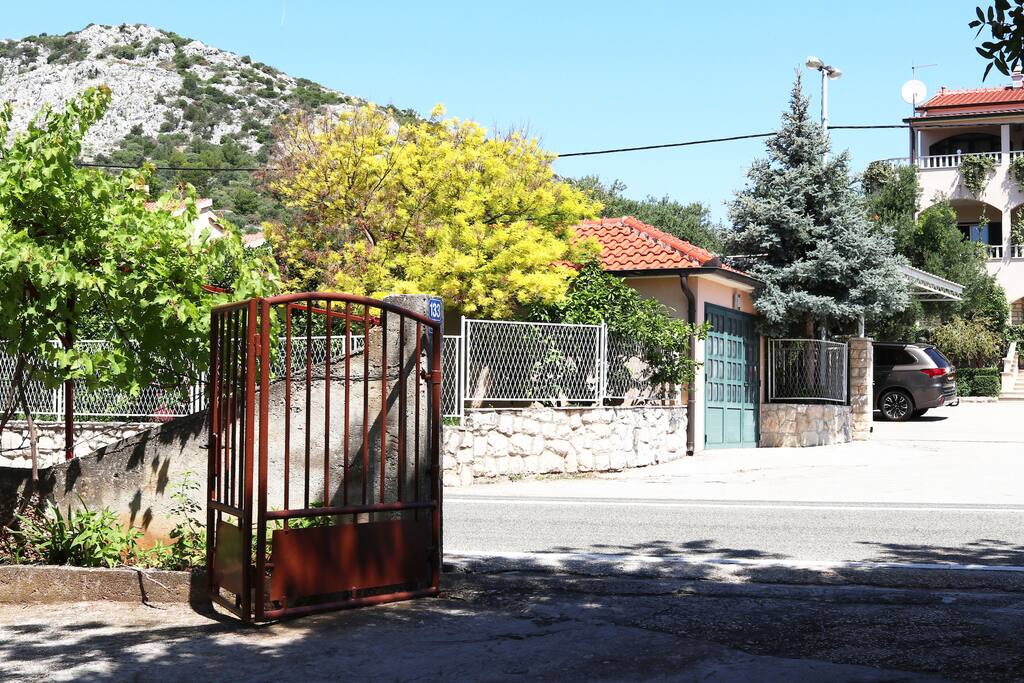 The entrance/street view