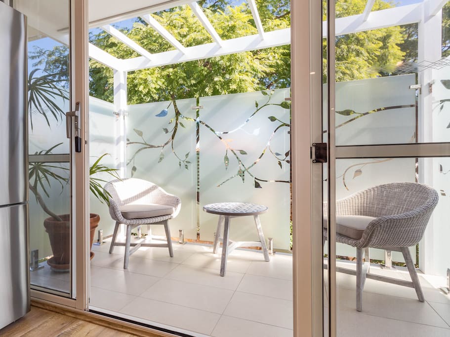 Beautiful treetop balcony
