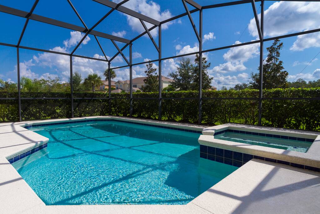 Private, secluded pool and spa