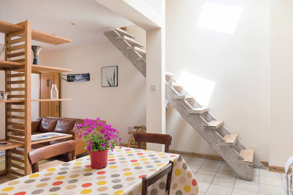Roof lights add to the spacious feeling