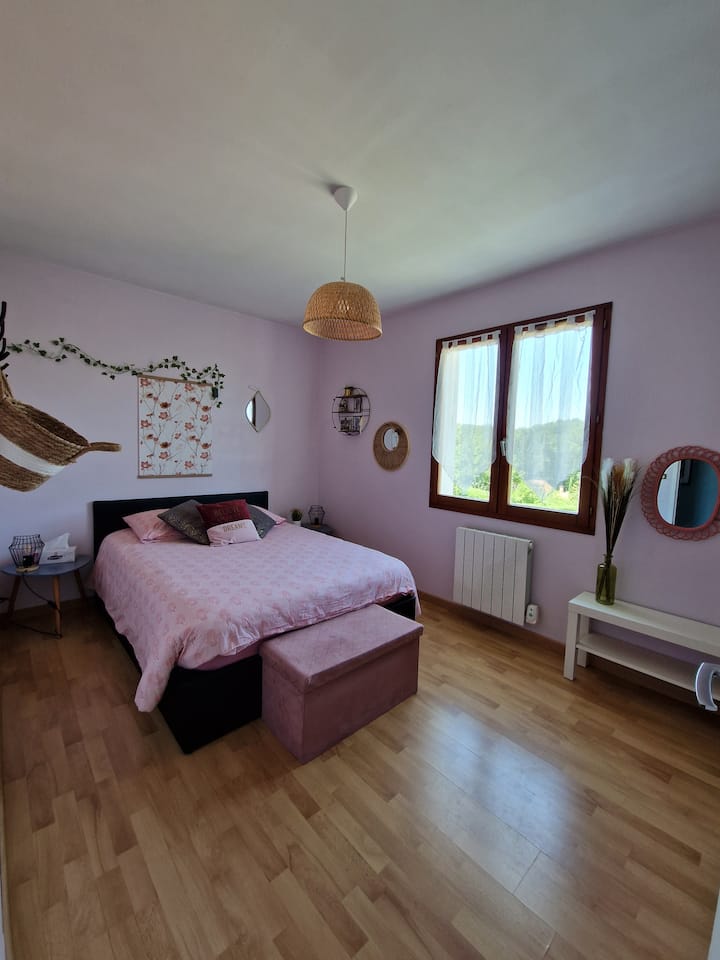 Chambre 1 - 1 lit 140x190cm