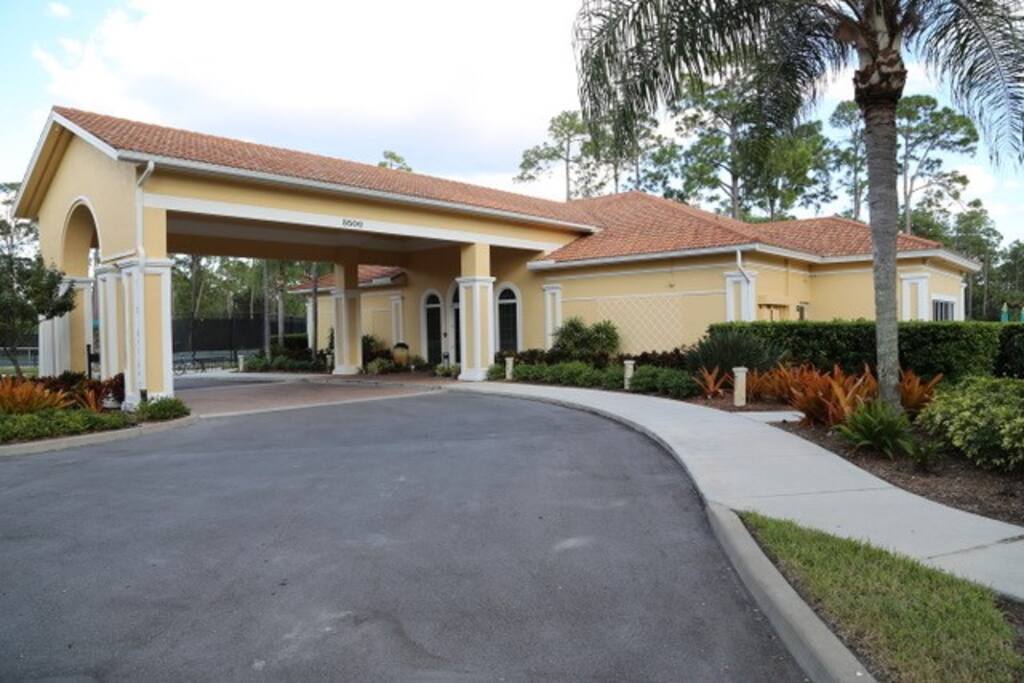 Clubhouse entrance