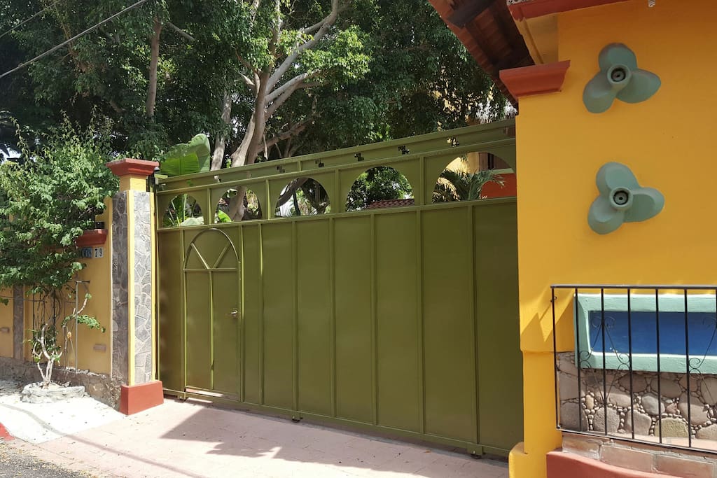 Front Gate Entrance to Compound