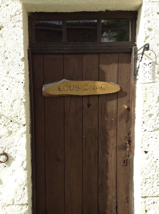 150 year old door amongst the many original features