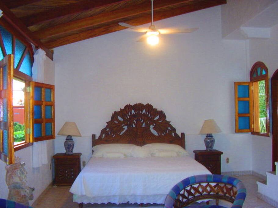 La villa tipo loft se ubica en un tercer piso...