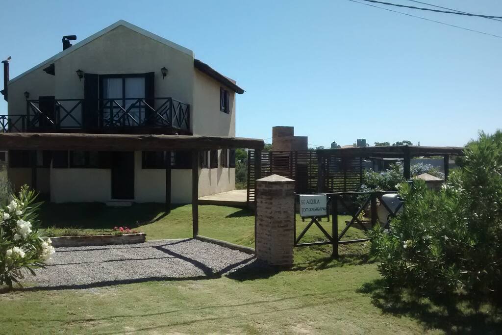 the entrance.-