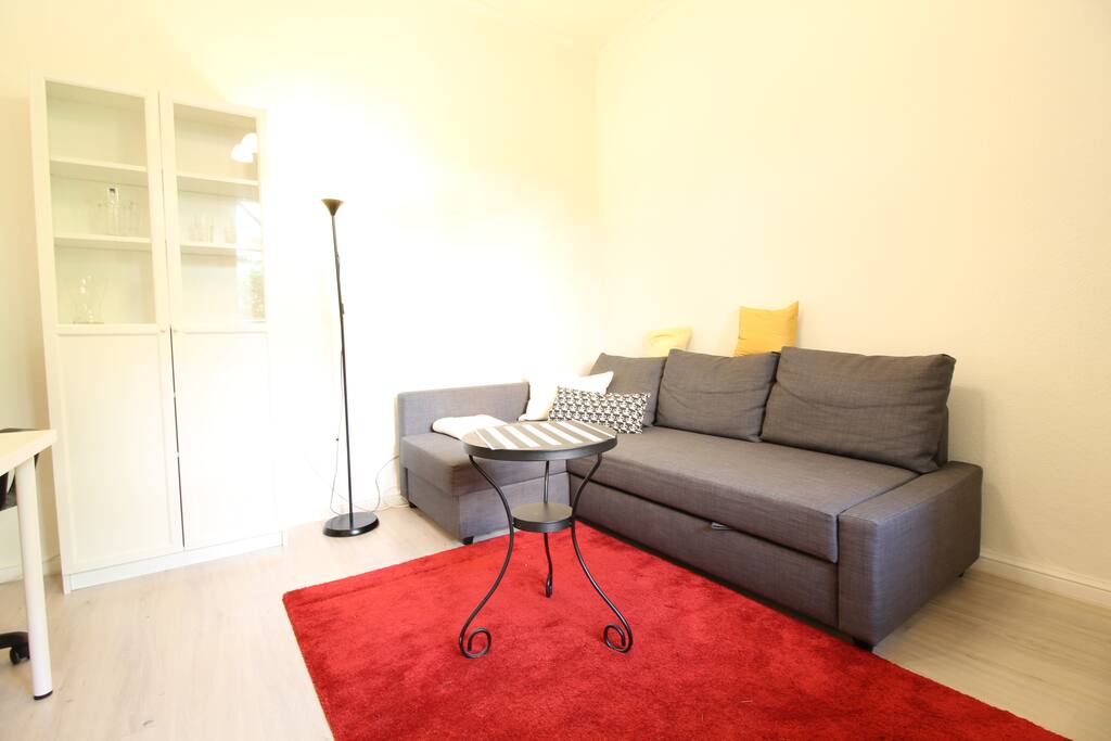 Relax on the sofa after a busy day in Cologne!