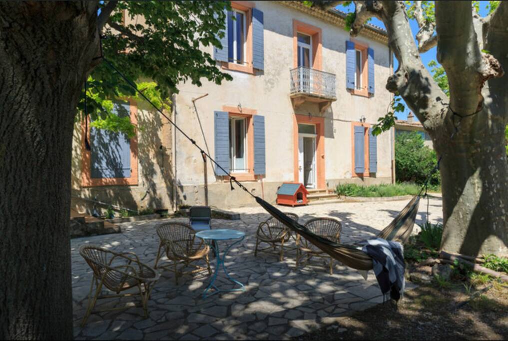Vue de la partie privative de la propriété