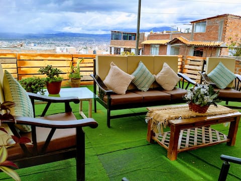 Duplex Historic Center +Terrace 8 People+Cochera