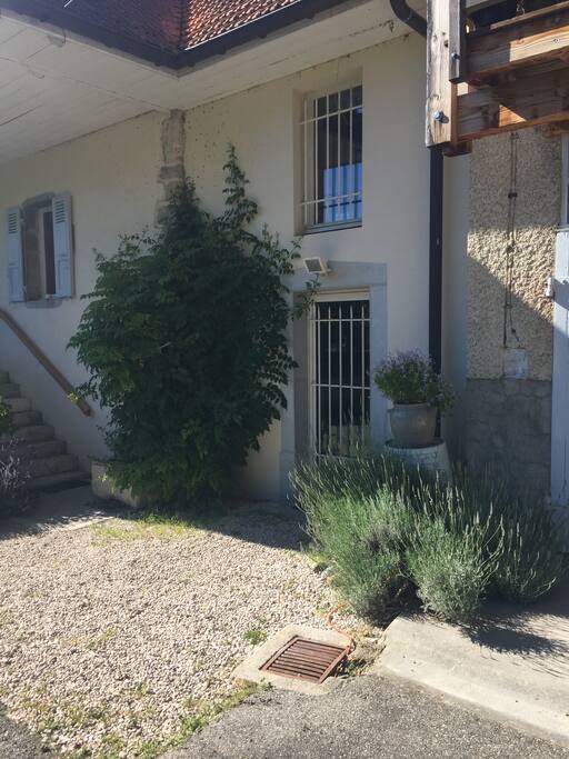 l'entrée de la maison