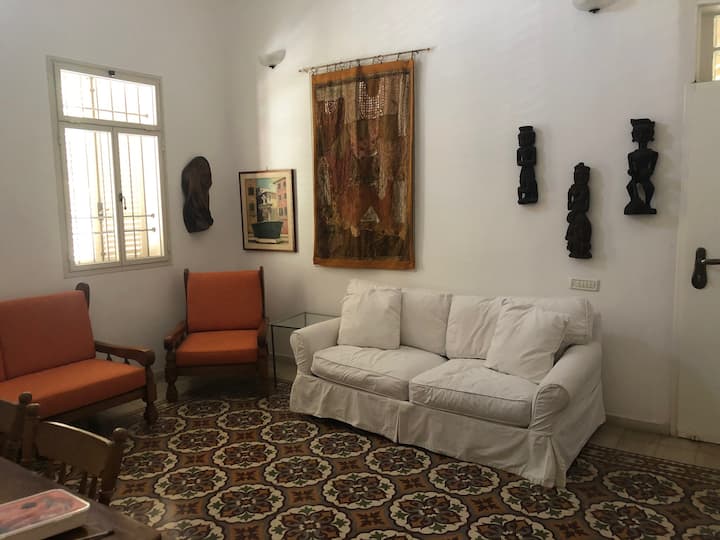 Living room — one of several possible furniture arrangements