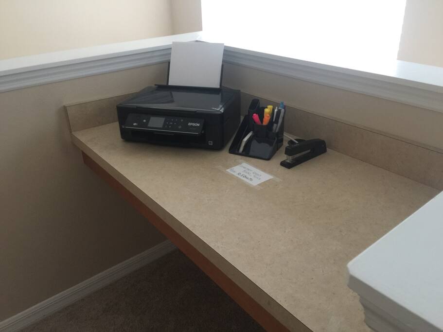 you have access to free printing and a laptop!