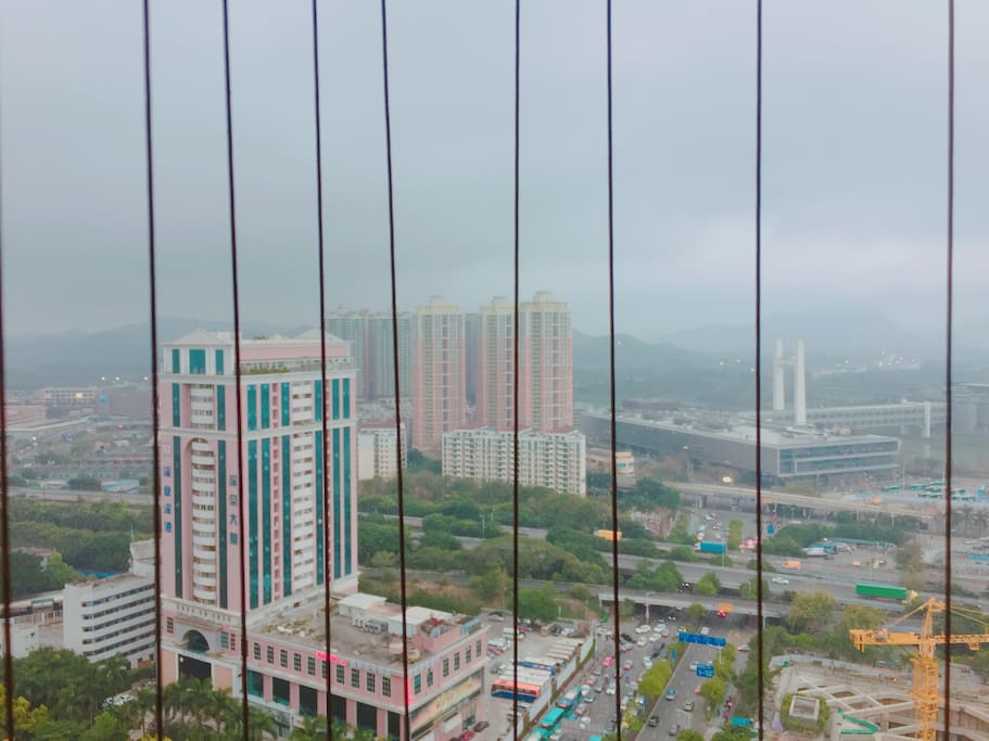 Nice view out of the balcony