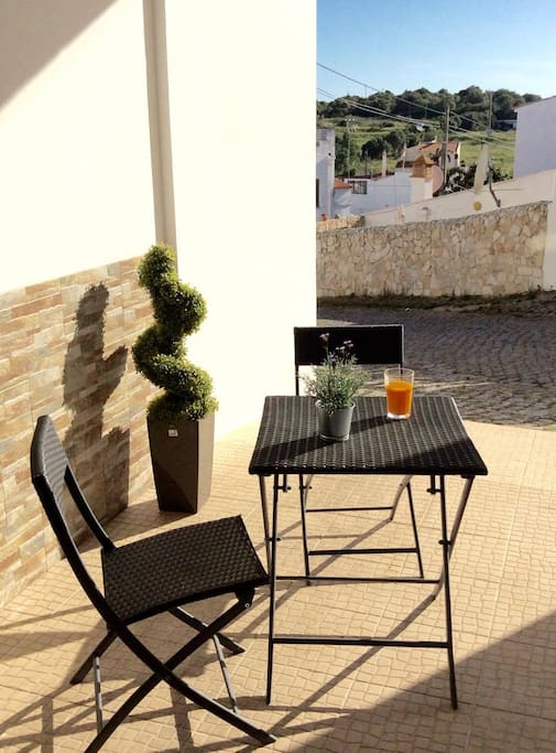 Outside sitting area
