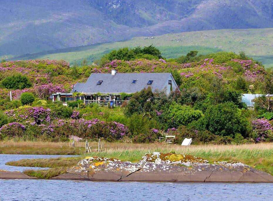 "The Hide" from the sea.
