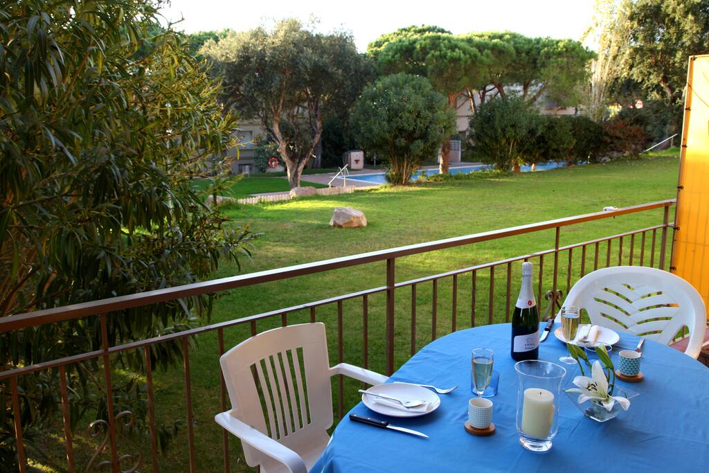 Terraza y vistas al jardín