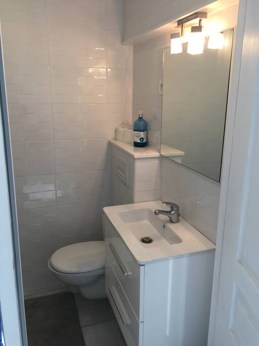Salle de bains refaite douche