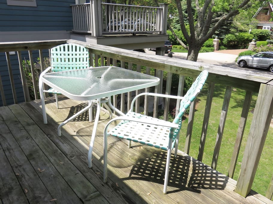 Enjoy the deck with outdoor furniture