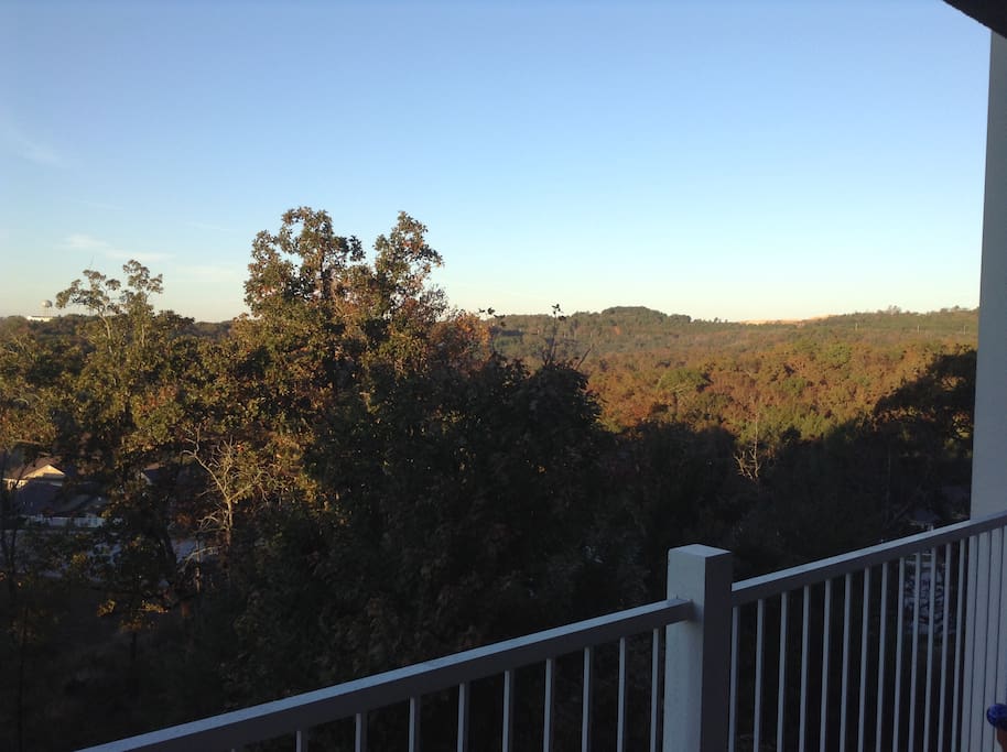 View from the deck