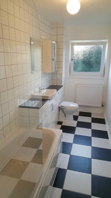 Spacious new bathroom