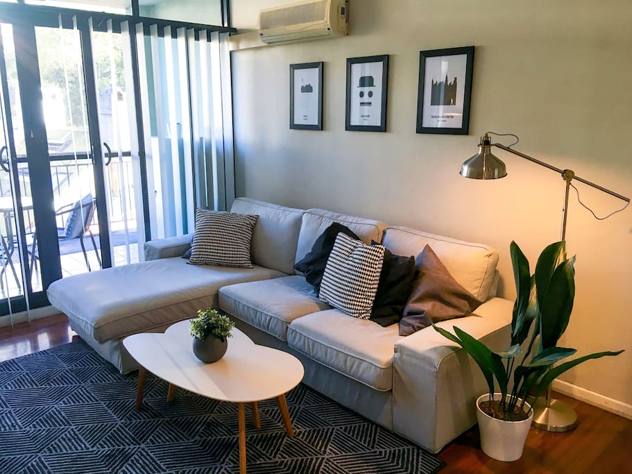 Comfortable modern sofa
