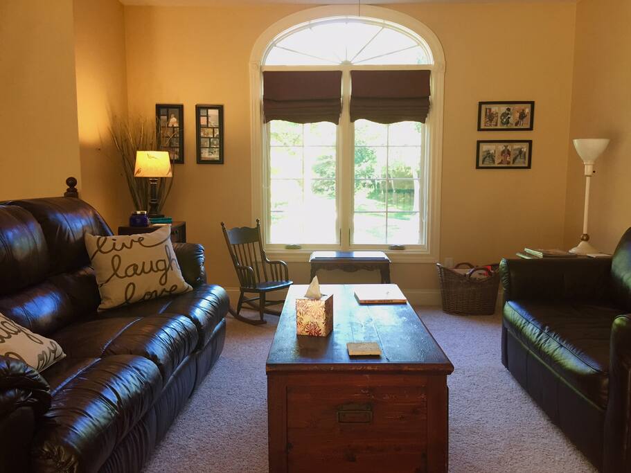 Catch a sunrise or play a game while hanging out in the loft.