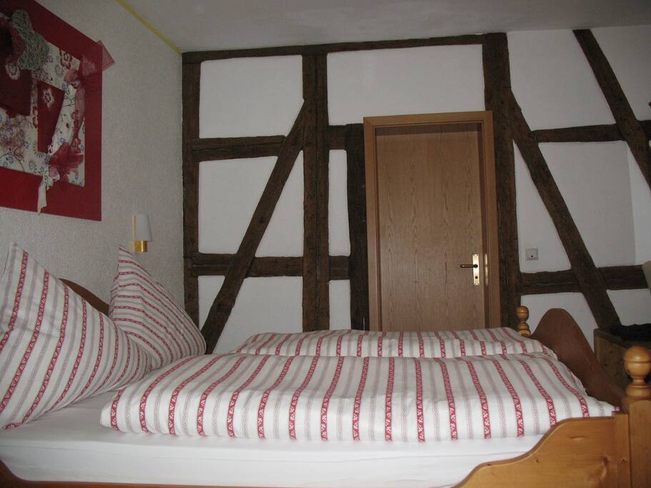 Zimmer mit Fachwerk