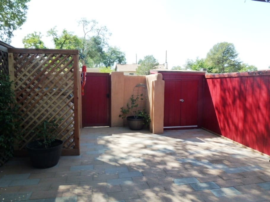 Patio entrance from patio