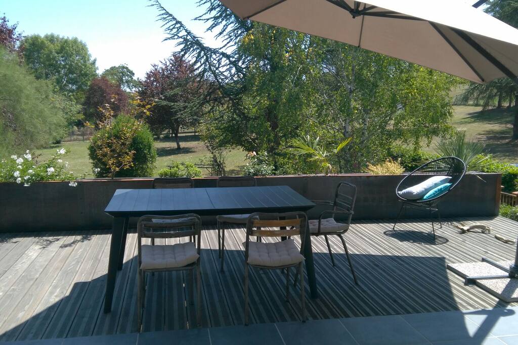 La terrasse...