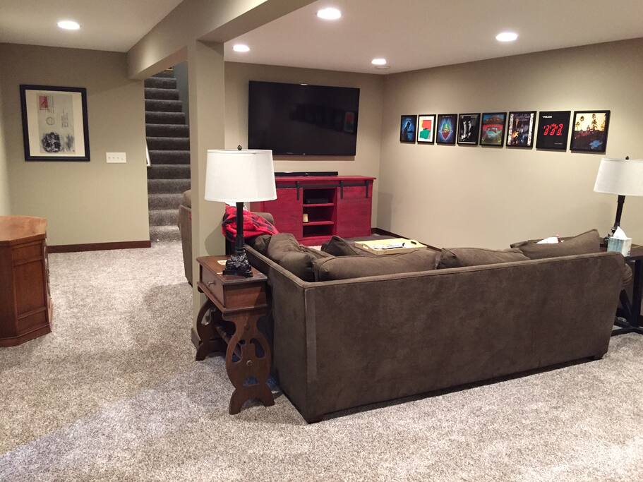 Another view of spacious family room area