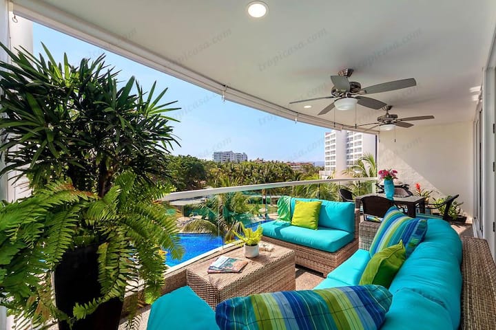 Beautiful Beach Front Condo In Nuevo Vallarta - 누에보 발라타