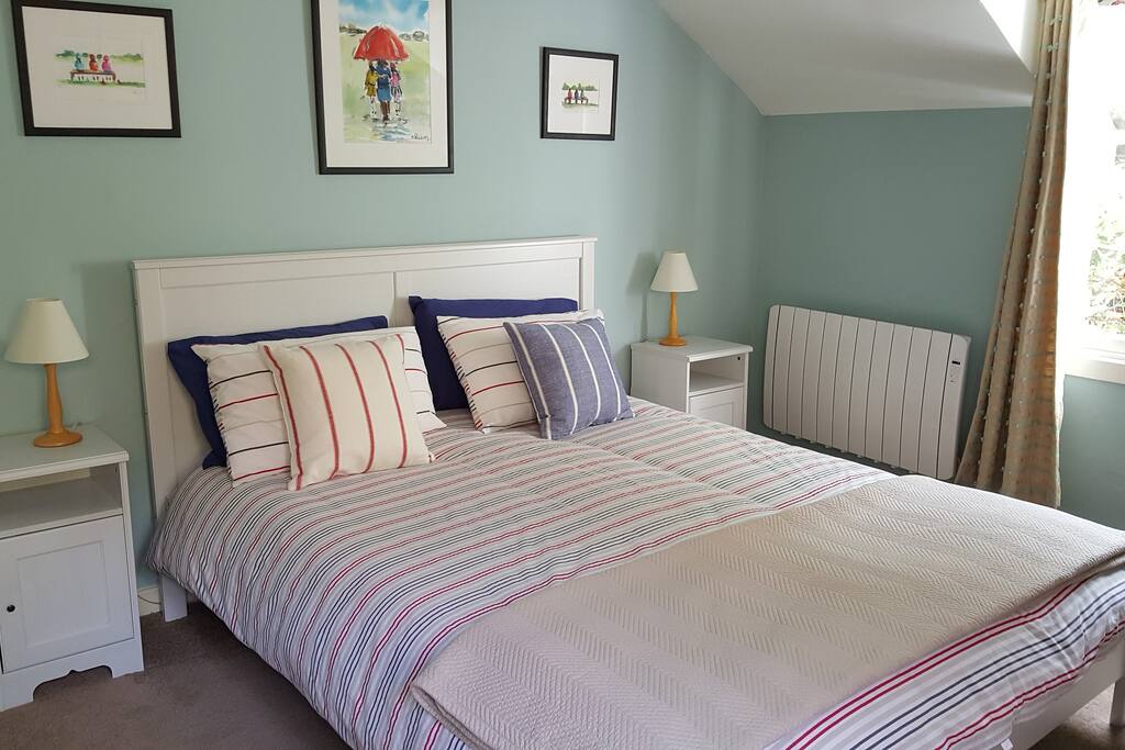 The king size bed
