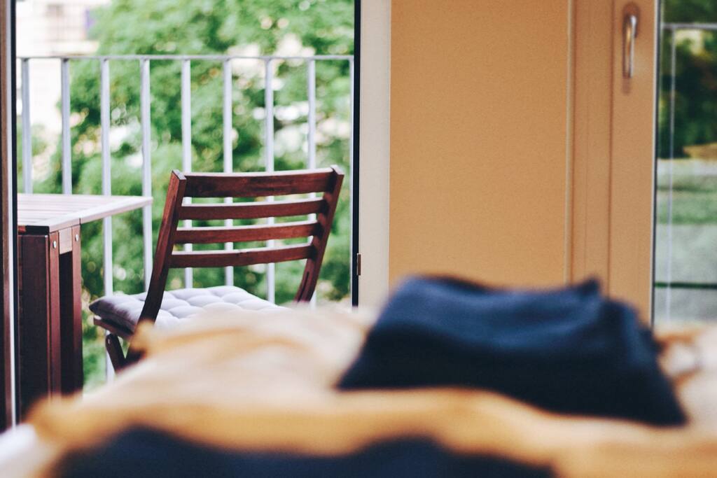 Bedroom balcony access
