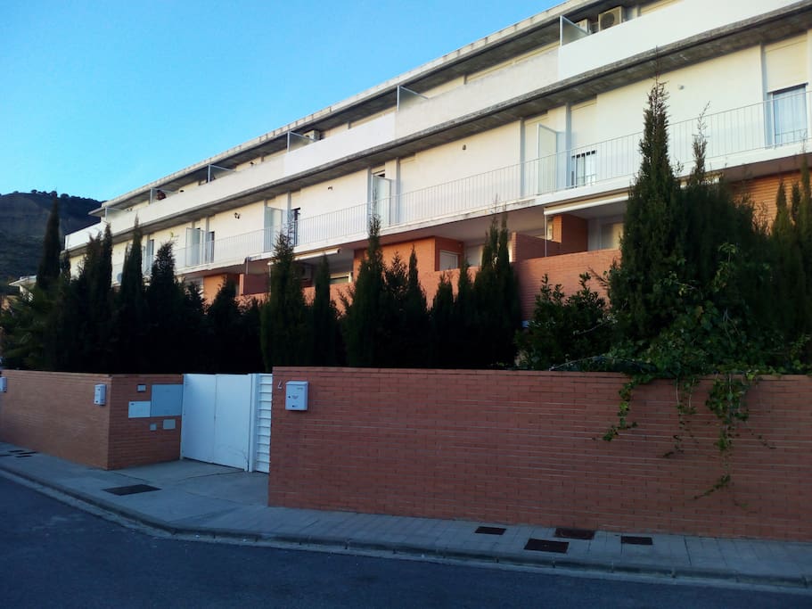 The street and the house